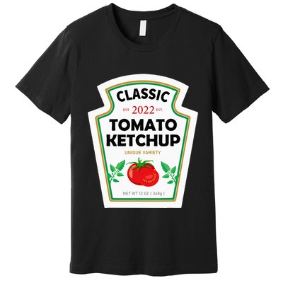 Red Diy Costume Matching Couples Groups Halloween Premium T-Shirt