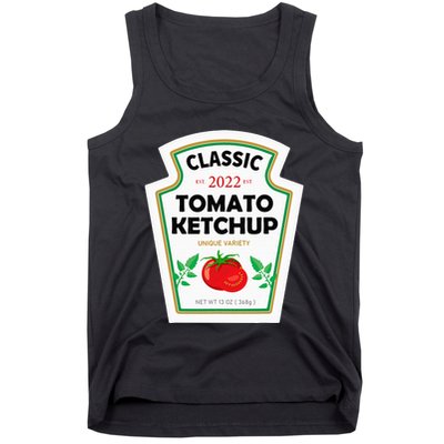 Red Diy Costume Matching Couples Groups Halloween Tank Top