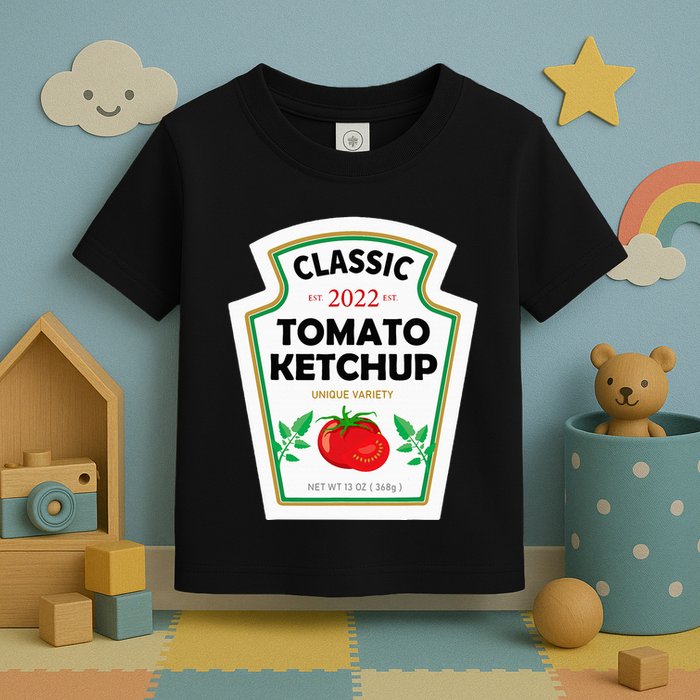 Red Diy Costume Matching Couples Groups Halloween Toddler T-Shirt