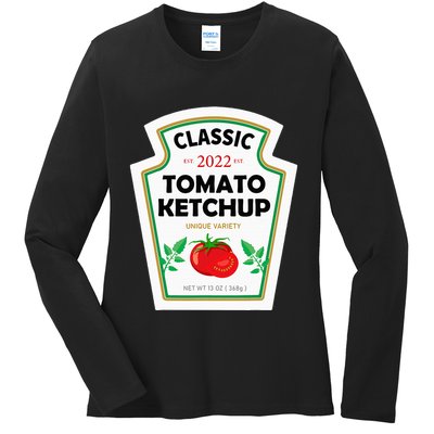 Red Diy Costume Matching Couples Groups Halloween Ladies Long Sleeve Shirt