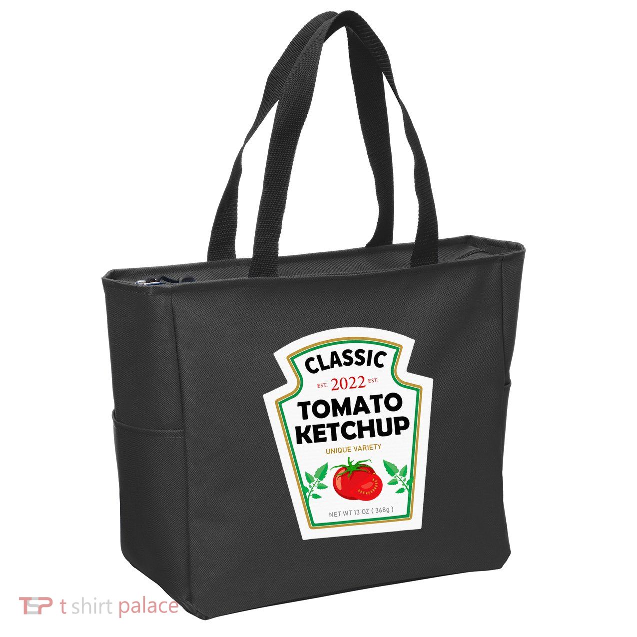 Red Diy Costume Matching Couples Groups Halloween Zip Tote Bag