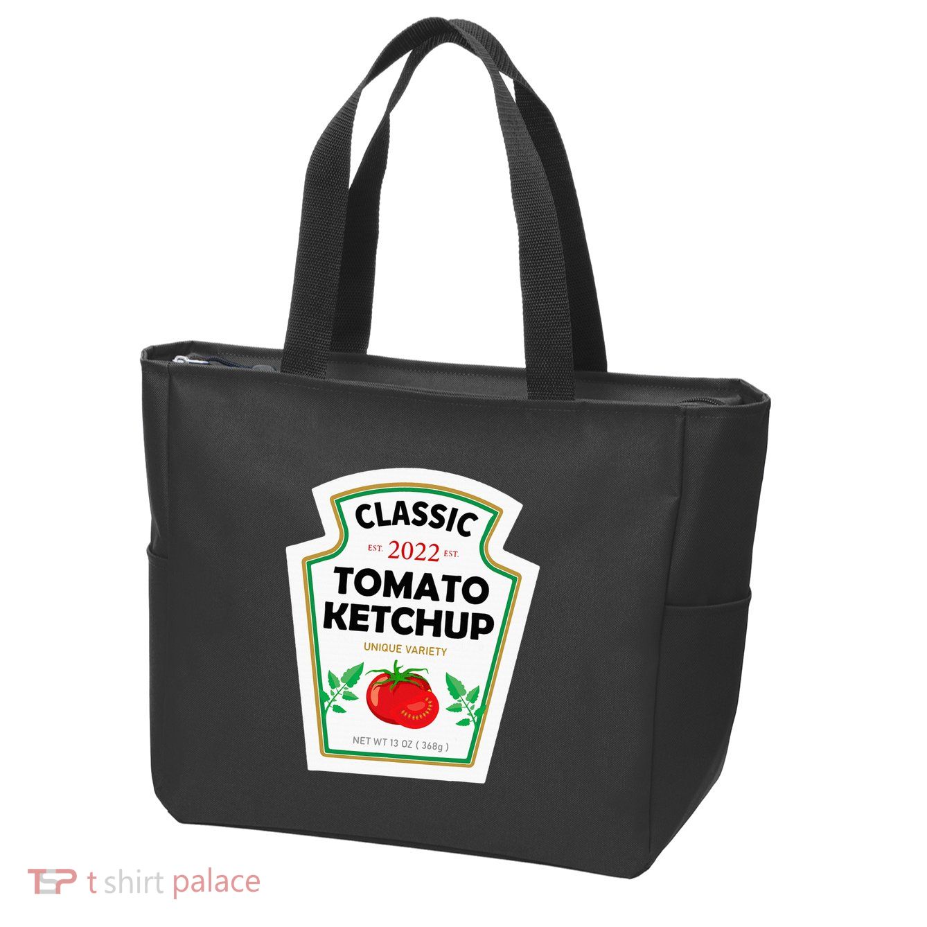 Red Diy Costume Matching Couples Groups Halloween Zip Tote Bag