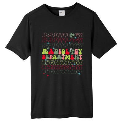 Radiology Department Christmas Xray Tech Team Rad Tech Tall Fusion ChromaSoft Performance T-Shirt