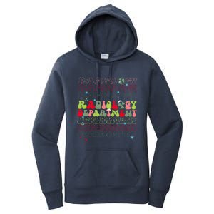 Radiology Department Christmas Xray Tech Team Rad Tech Women's Pullover Hoodie