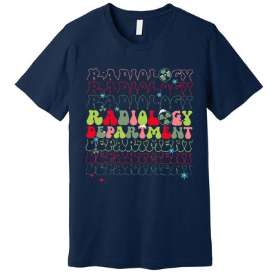 Radiology Department Christmas Xray Tech Team Rad Tech Premium T-Shirt