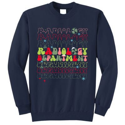 Radiology Department Christmas Xray Tech Team Rad Tech Tall Sweatshirt