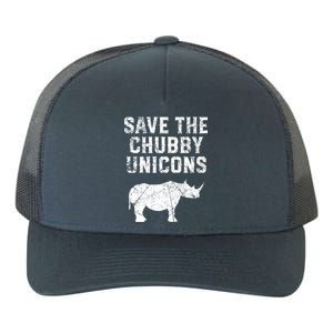 Rhinoceros Design Cool Gift Save The Chubby Unicorns Gift Yupoong Adult 5-Panel Trucker Hat