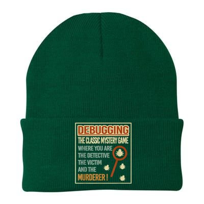 Retro Debugging Computer Science Programmers Coding Knit Cap Winter Beanie