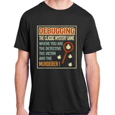 Retro Debugging Computer Science Programmers Coding Adult ChromaSoft Performance T-Shirt