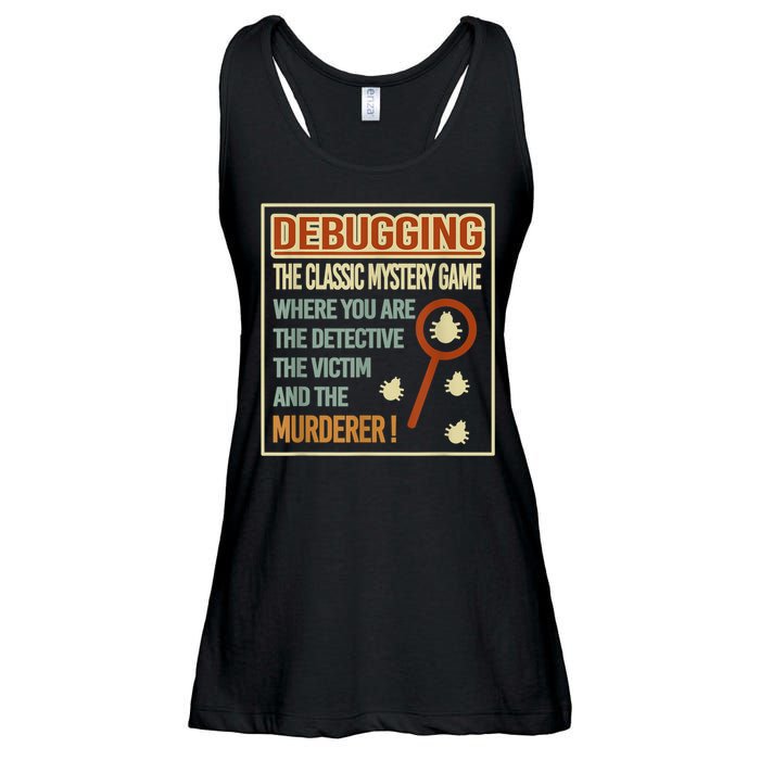 Retro Debugging Computer Science Programmers Coding Ladies Essential Flowy Tank