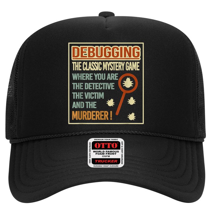 Retro Debugging Computer Science Programmers Coding Trucker Hat