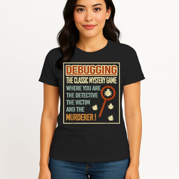 Retro Debugging Computer Science Programmers Coding Women's T-Shirt