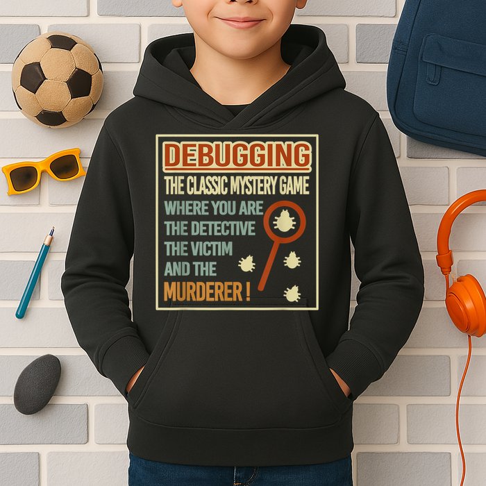 Retro Debugging Computer Science Programmers Coding Kids Hoodie