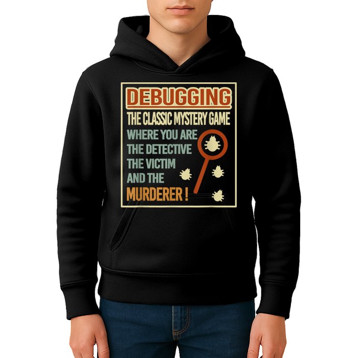 Retro Debugging Computer Science Programmers Coding Kids Hoodie