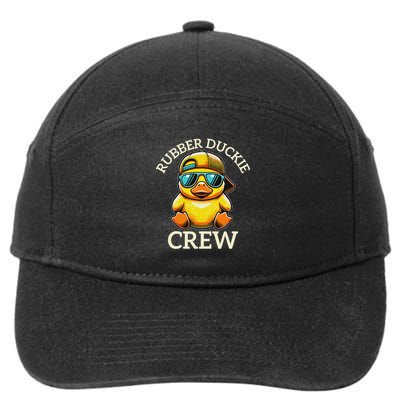 Rubber Duckie Crew Funny Rubber Duck 7-Panel Snapback Hat