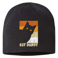 Retro Distressed Cat Crazy Look Vintage Cat Daddy Sustainable Beanie