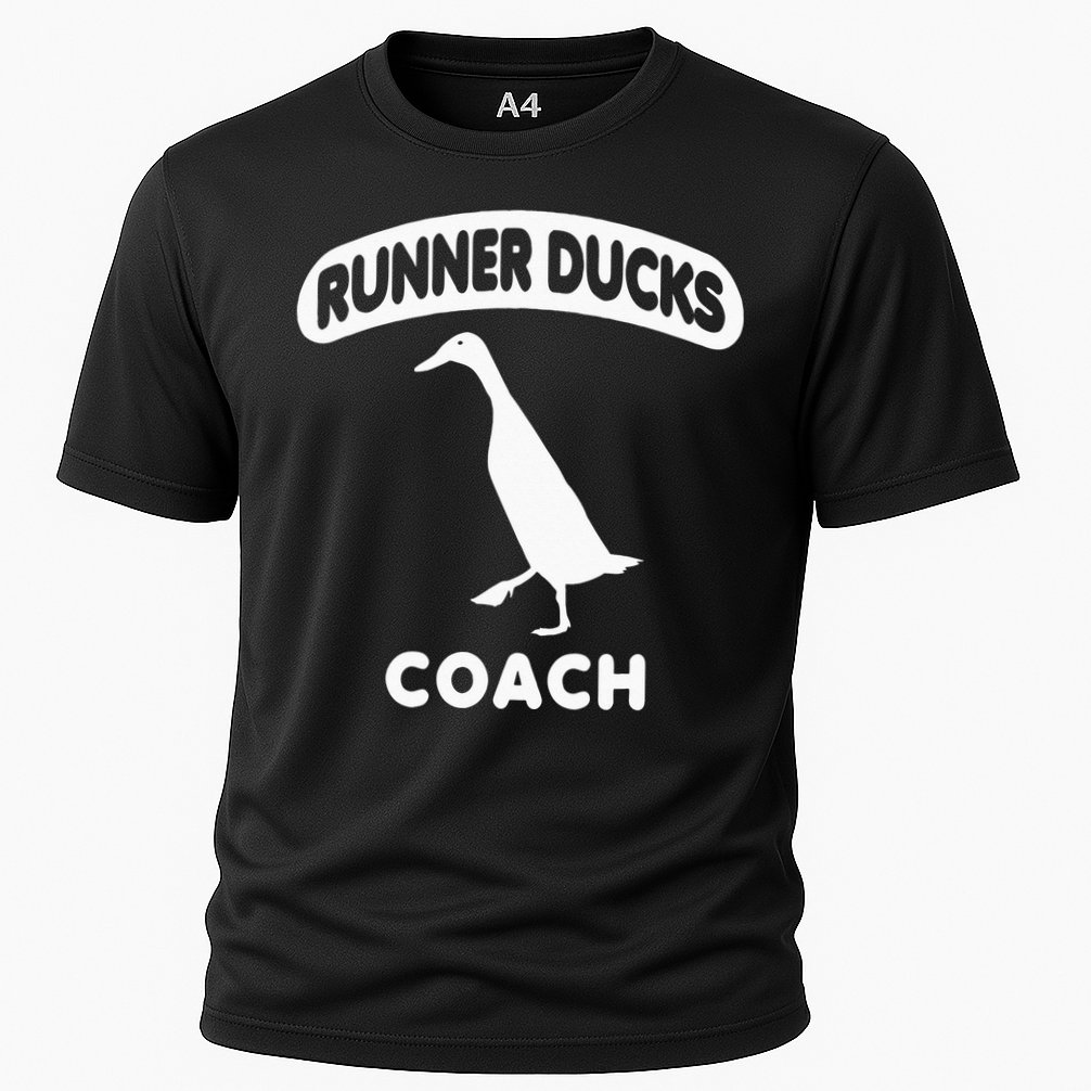 Runner Ducks Coach Indian Duck Cooling Performance Crew T-Shirt
