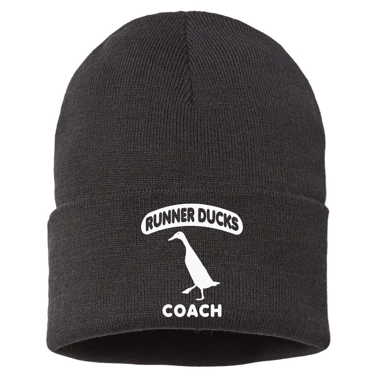 Runner Ducks Coach Indian Duck Sustainable Knit Beanie