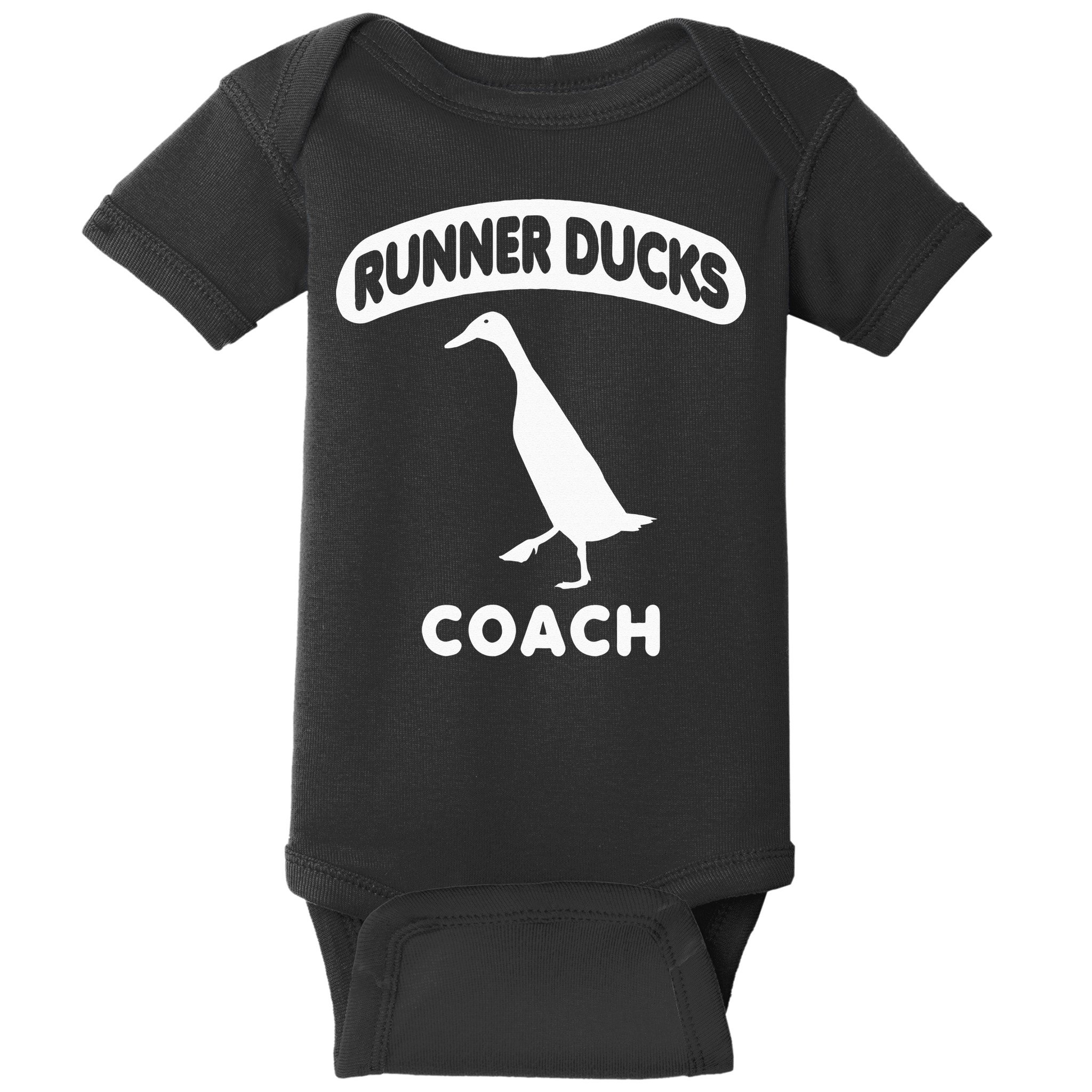 Runner Ducks Coach Indian Duck Baby Bodysuit