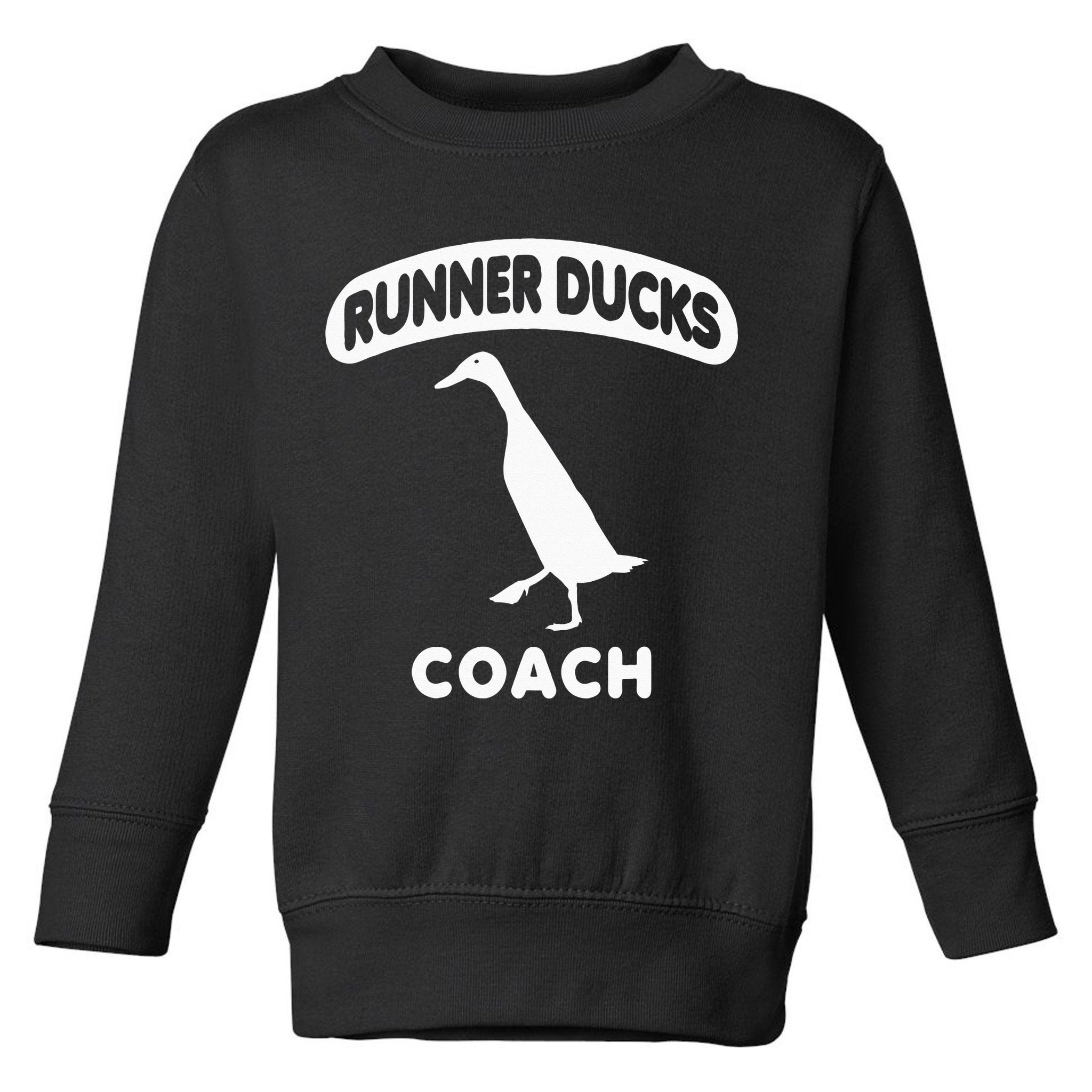 Runner Ducks Coach Indian Duck Toddler Sweatshirt