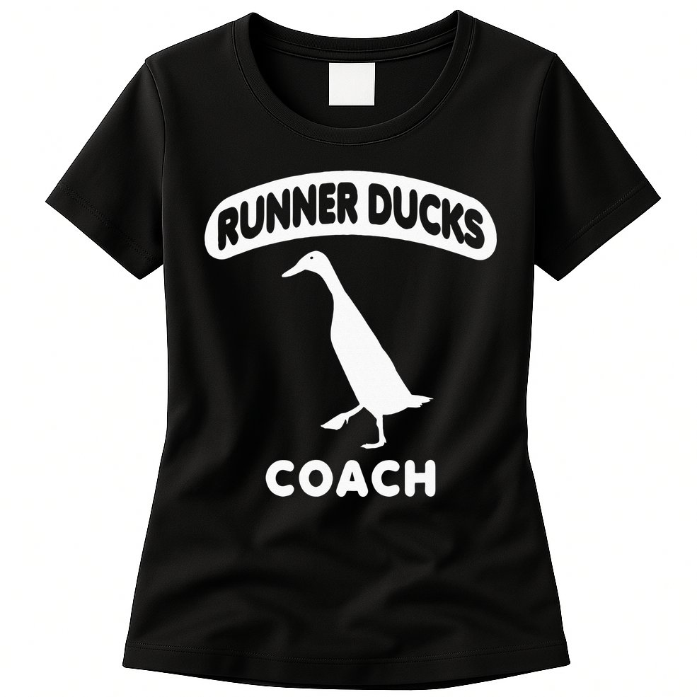 Runner Ducks Coach Indian Duck Womens T-Shirt