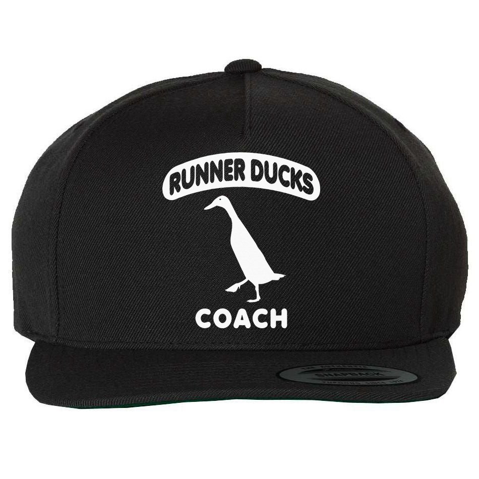 Runner Ducks Coach Indian Duck Wool Snapback Cap