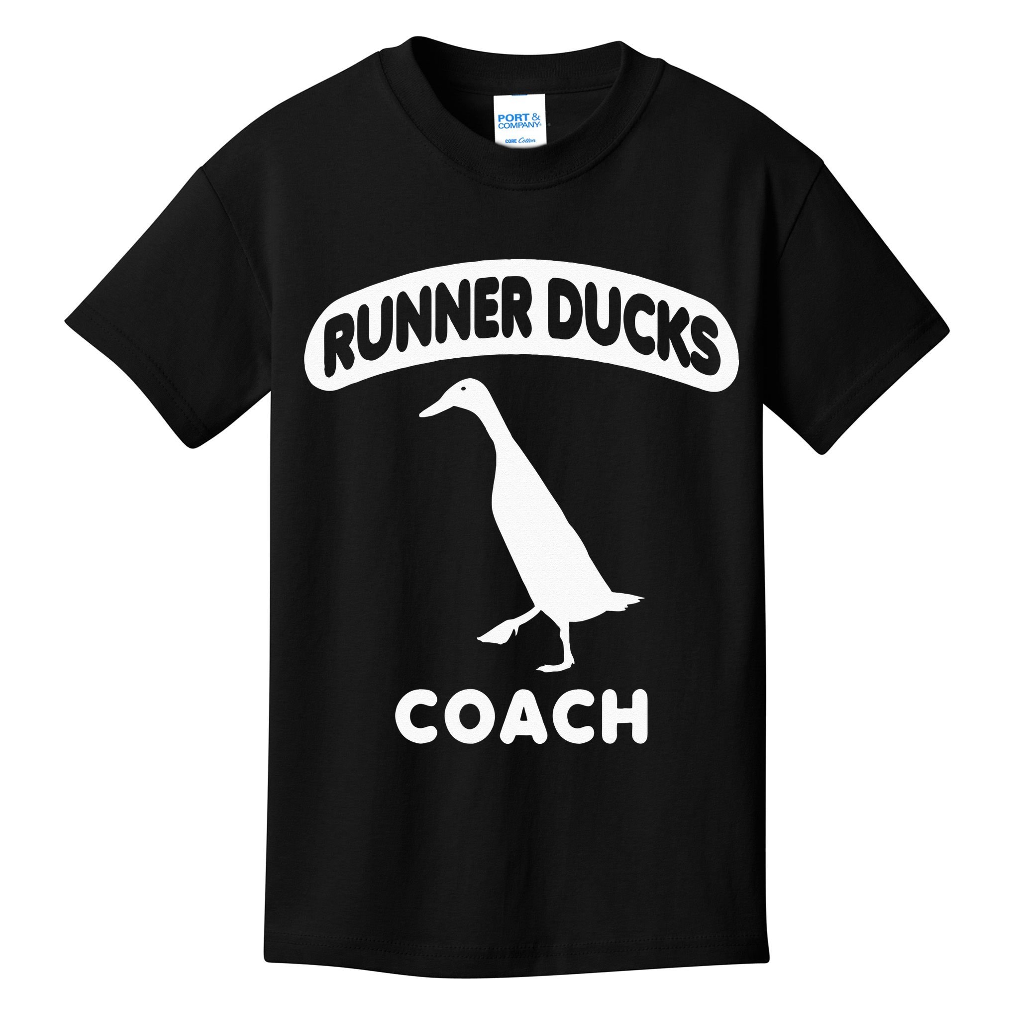 Runner Ducks Coach Indian Duck Kids T-Shirt