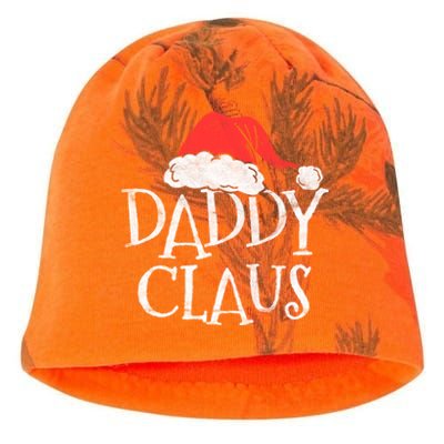 Retro Daddy Claus Gift Funny Christmas Santa Costume Dad Gift Kati - Camo Knit Beanie