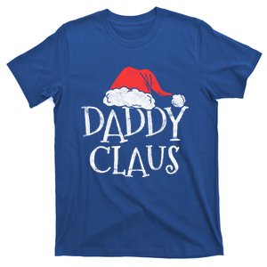 Retro Daddy Claus Gift Funny Christmas Santa Costume Dad Gift T-Shirt