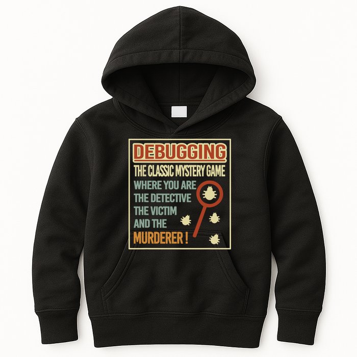 Retro Debugging Computer Science Programmers Coding Kids Hoodie