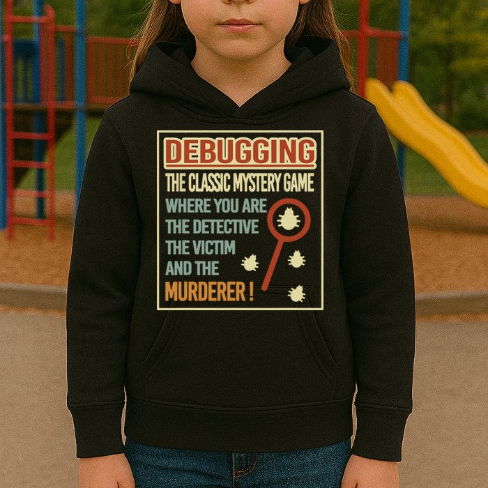 Retro Debugging Computer Science Programmers Coding Kids Hoodie
