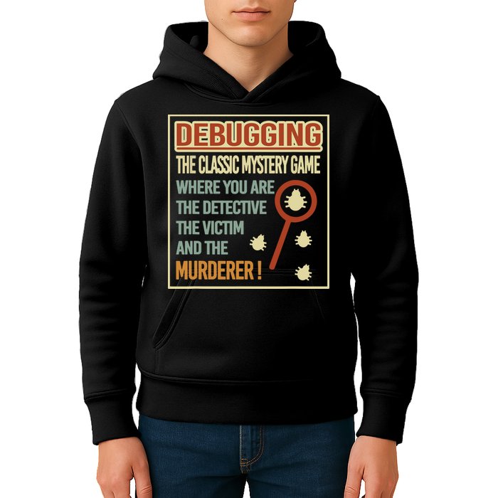 Retro Debugging Computer Science Programmers Coding Kids Hoodie