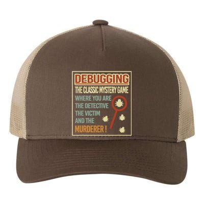 Retro Debugging Computer Science Programmers Coding Yupoong Adult 5-Panel Trucker Hat