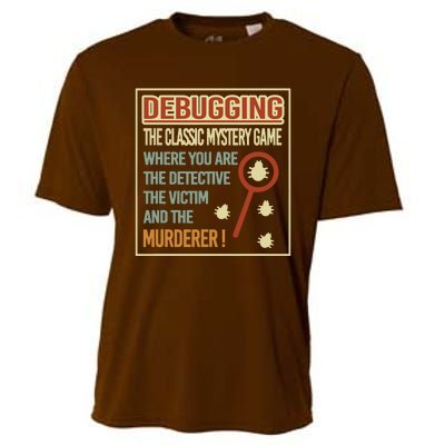 Retro Debugging Computer Science Programmers Coding Cooling Performance Crew T-Shirt