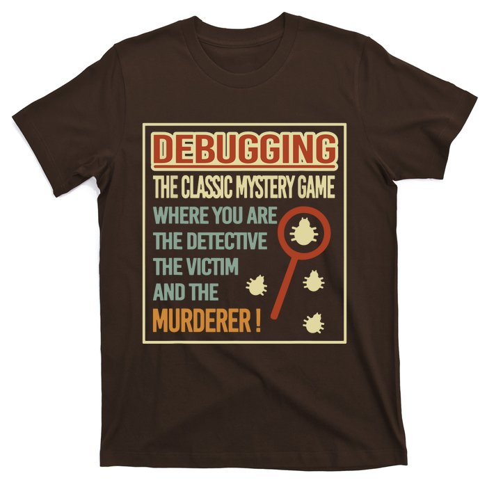 Retro Debugging Computer Science Programmers Coding T-Shirt