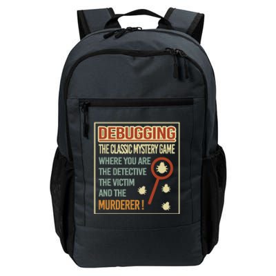 Retro Debugging Computer Science Programmers Coding Daily Commute Backpack