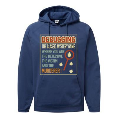 Retro Debugging Computer Science Programmers Coding Performance Fleece Hoodie