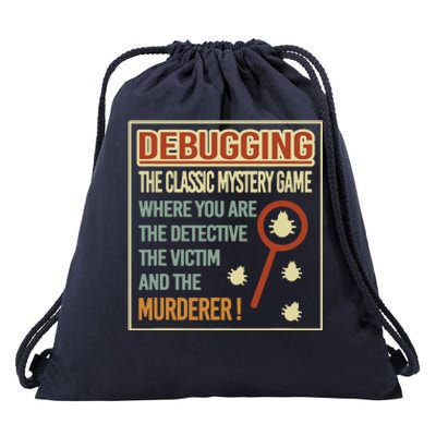 Retro Debugging Computer Science Programmers Coding Drawstring Bag