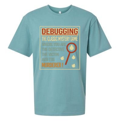 Retro Debugging Computer Science Programmers Coding Sueded Cloud Jersey T-Shirt