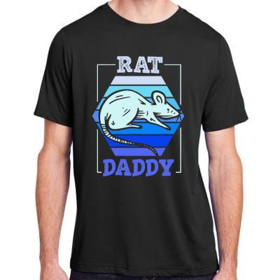 Rat Daddy Cute Rats Animal Lover Dad Father Papa Father's Adult ChromaSoft Performance T-Shirt