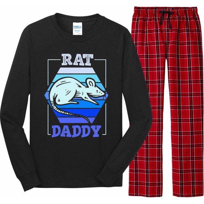 Rat Daddy Cute Rats Animal Lover Dad Father Papa Father's Long Sleeve Pajama Set