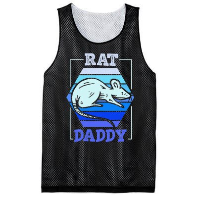 Rat Daddy Cute Rats Animal Lover Dad Father Papa Father's Mesh Reversible Basketball Jersey Tank