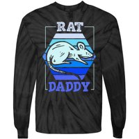 Rat Daddy Cute Rats Animal Lover Dad Father Papa Father's Tie-Dye Long Sleeve Shirt