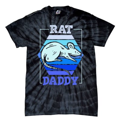 Rat Daddy Cute Rats Animal Lover Dad Father Papa Father's Tie-Dye T-Shirt