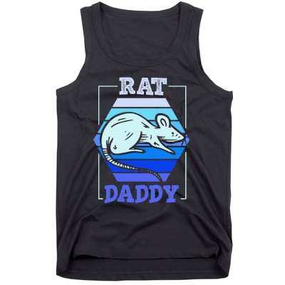 Rat Daddy Cute Rats Animal Lover Dad Father Papa Father's Tank Top