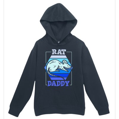 Rat Daddy Cute Rats Animal Lover Dad Father Papa Father's Urban Pullover Hoodie