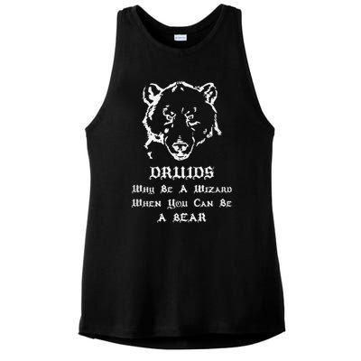 Roleplaying Druid Character Fantasy Gaming Ladies PosiCharge Tri-Blend Wicking Tank