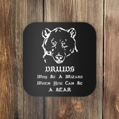 Roleplaying Druid Character Fantasy Gaming Coaster