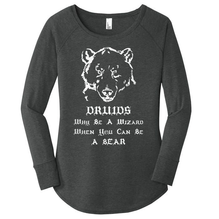 Roleplaying Druid Character Fantasy Gaming Women's Perfect Tri Tunic Long Sleeve Shirt