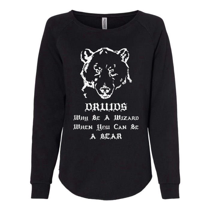 Roleplaying Druid Character Fantasy Gaming Womens California Wash Sweatshirt